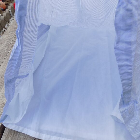 MERON AGE BLUE WHITE STRIPPED DRESS Sz 6 - Picture 13 of 15